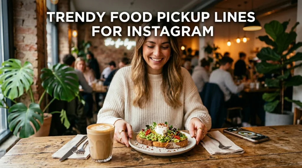 Trendy Food Pickup Lines For Instagram