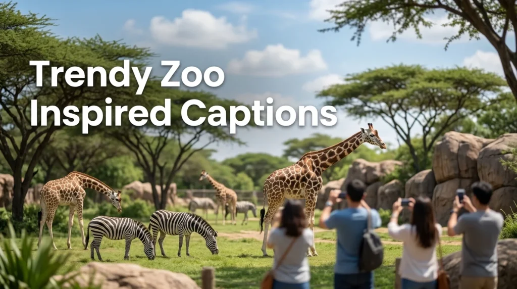 Trendy Zoo Inspired Captions