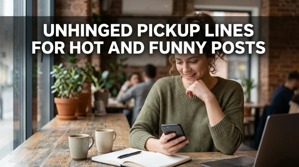 Unhinged Pickup Lines For Hot And Funny Posts