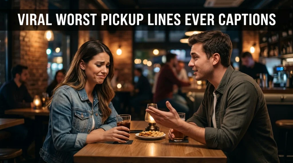 Viral Worst Pickup Lines Ever Captions