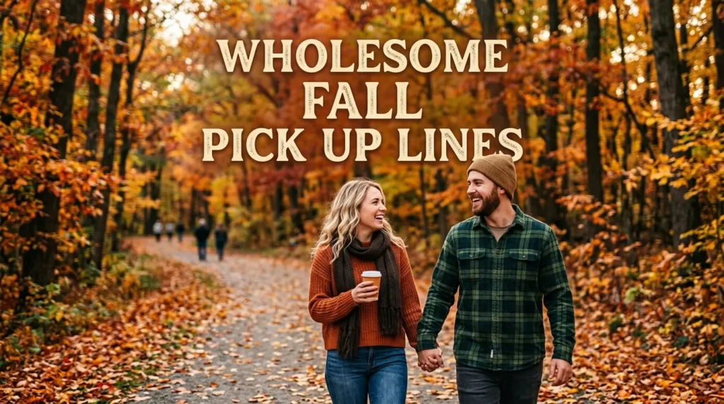 Wholesome Fall Pick Up Lines