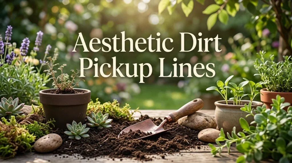 Aesthetic Dirt Pickup Lines