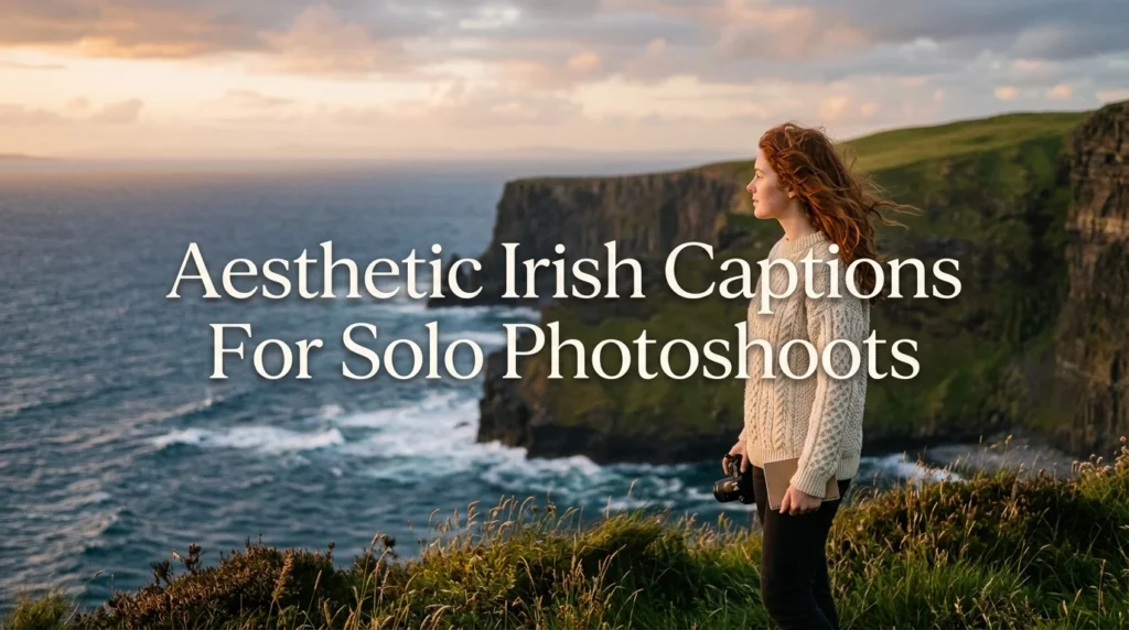 Aesthetic Irish Captions For Solo Photoshoots