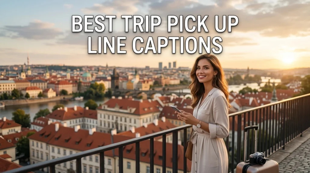 Best Trip Pick Up Line Captions