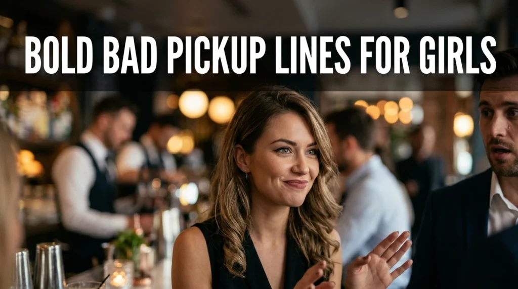 Bold Bad Pickup Lines For Girls