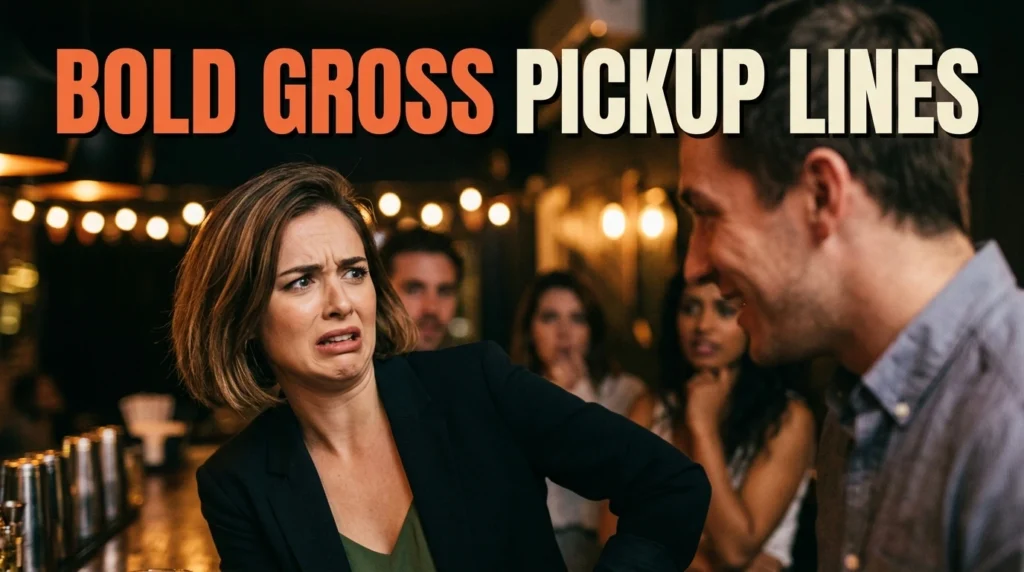 Bold Gross Pickup Lines