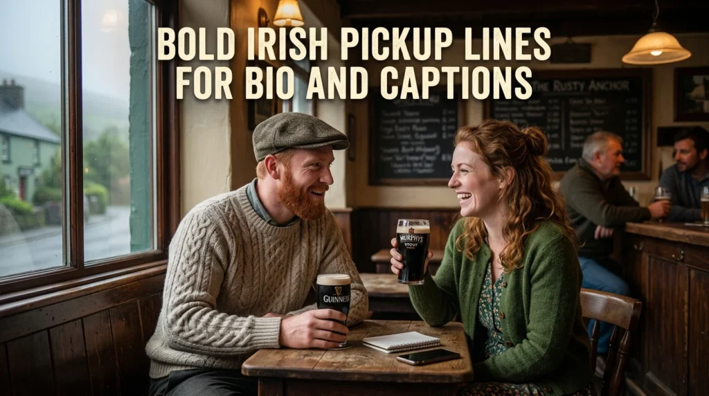 Bold Irish Pickup Lines For Bio And Captions