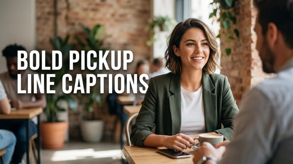 bold pickup line captions