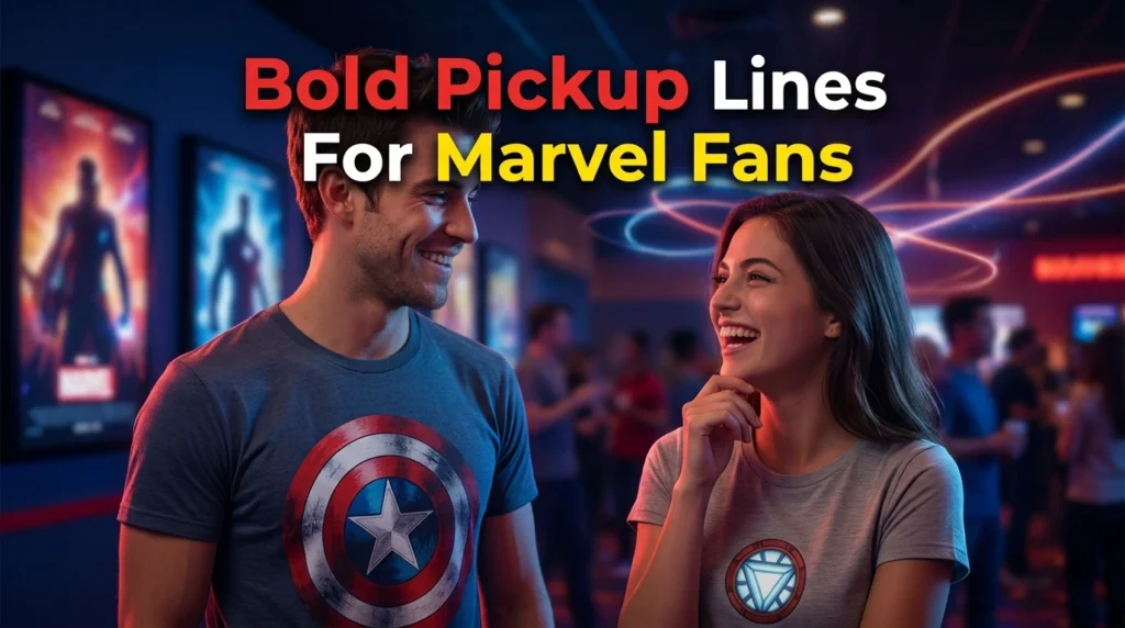 Bold Pickup Lines For Marvel Fans