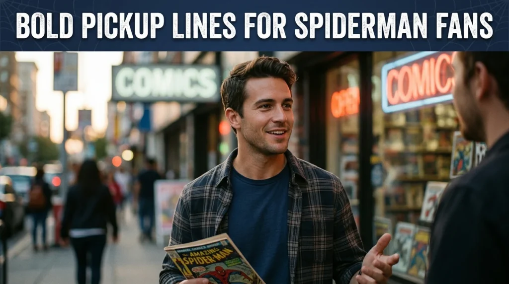 Bold Pickup Lines For Spiderman Fans