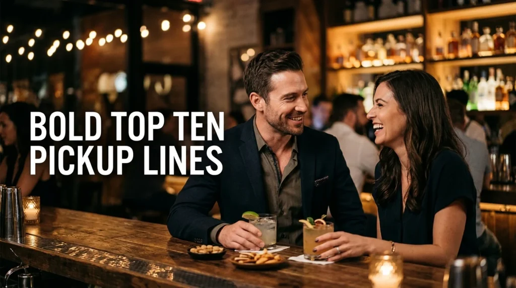 Bold Top Ten Pickup Lines