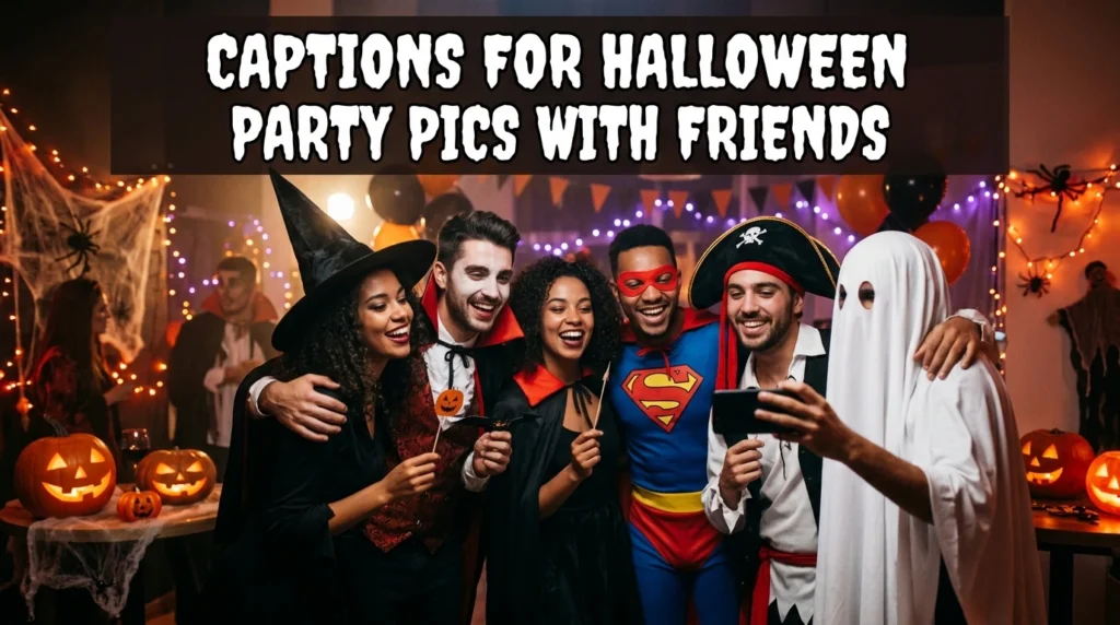 Captions For Halloween Party Pics With Friends