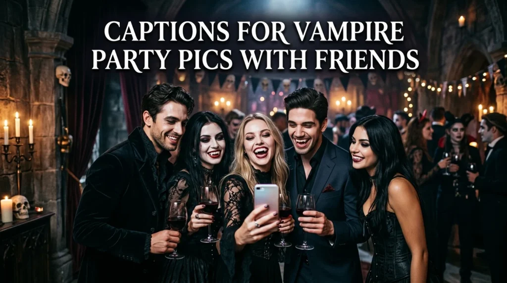 Captions For Vampire Party Pics With Friends
