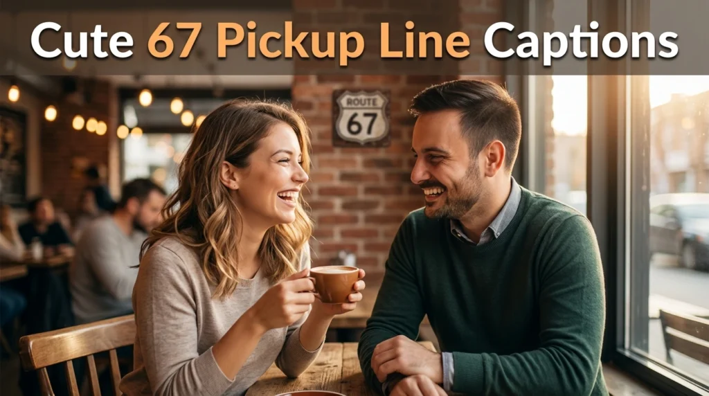 Cute 67 Pickup Line Captions