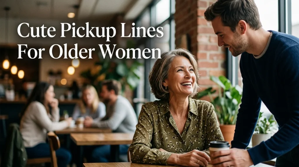Cute Pickup Lines For Older Women