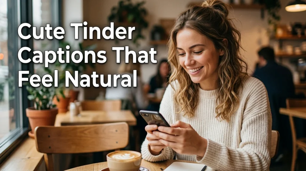 Cute Tinder Captions That Feel Natural