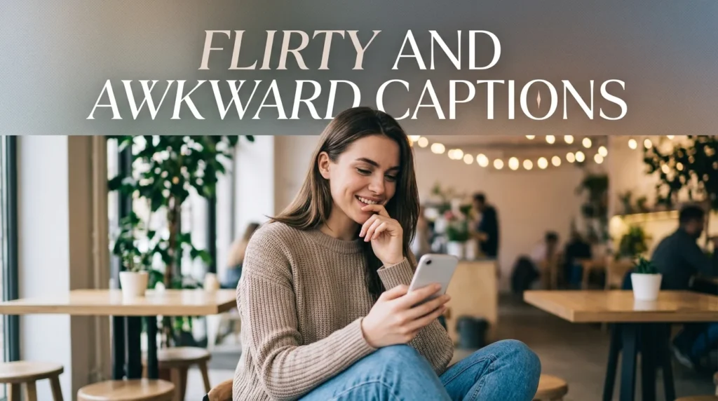 Flirty And Awkward Captions