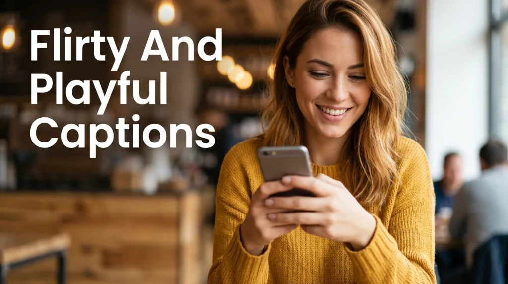 Flirty And Playful Captions
