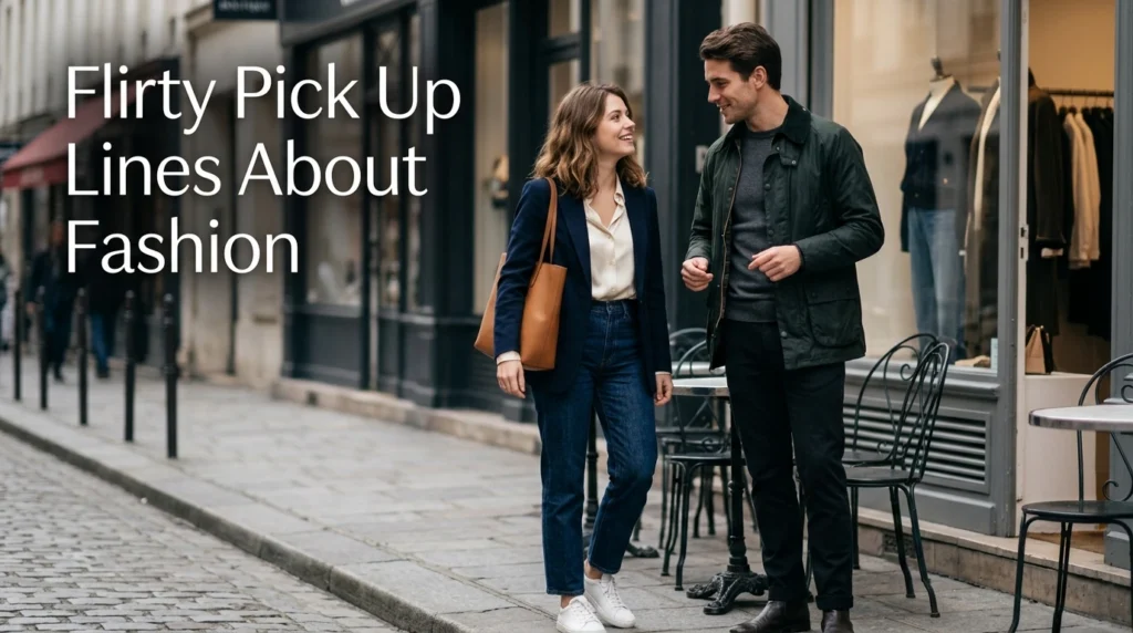 Flirty Pick Up Lines About Fashion