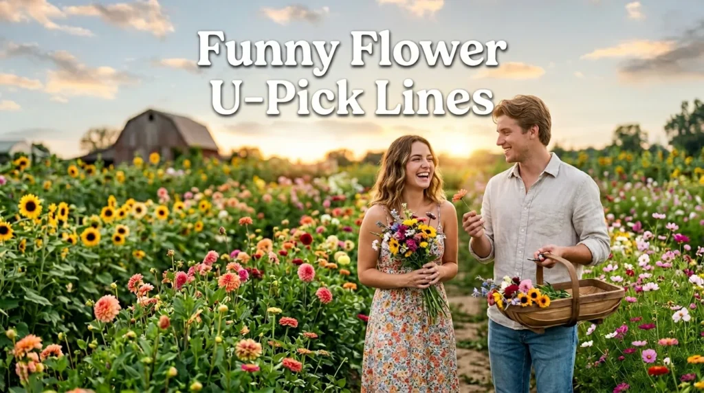 Funny Flower Upickp Lines
