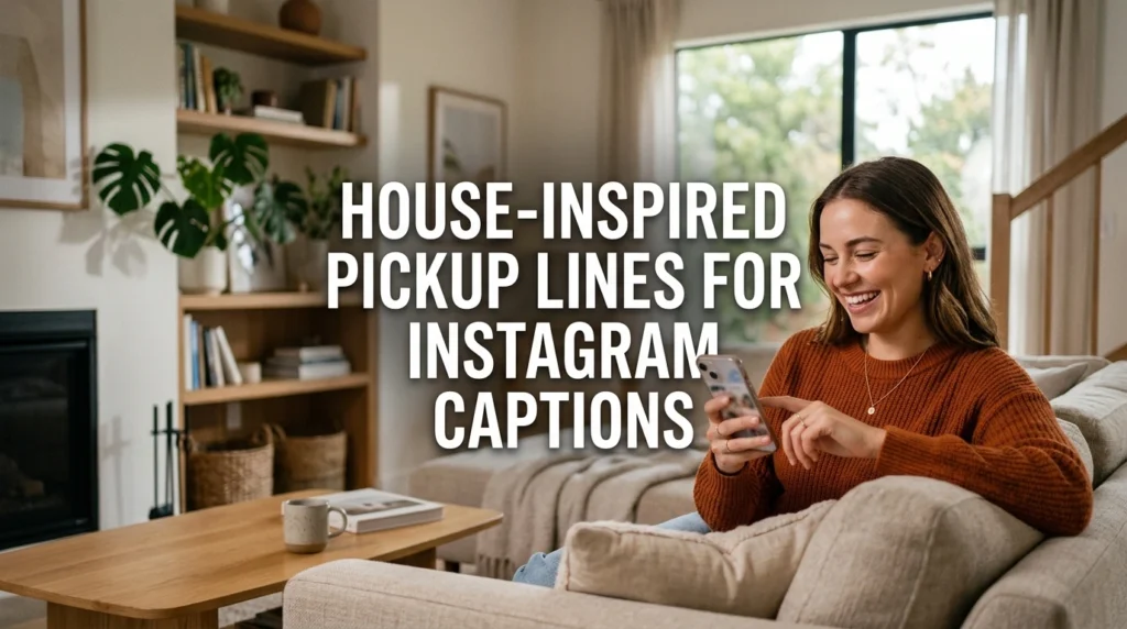 House-Inspired Pickup Lines For Instagram Captions