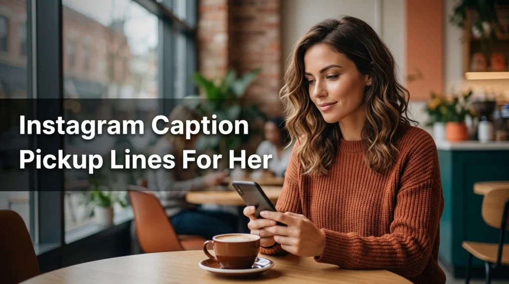 Instagram Caption Pickup Lines For Her