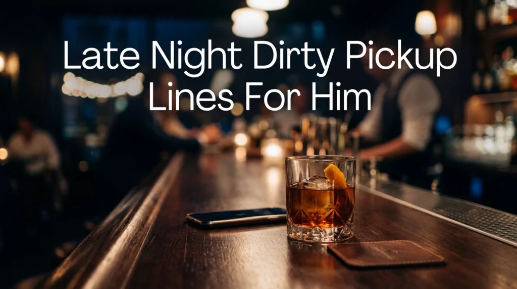 Late Night Dirty Pickup Lines For Him
