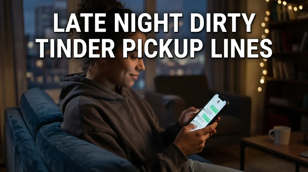 Late Night Dirty Tinder Pickup Lines