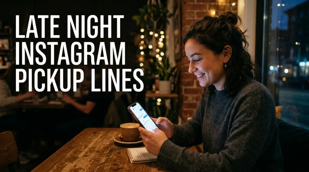 Late Night Instagram Pickup Lines
