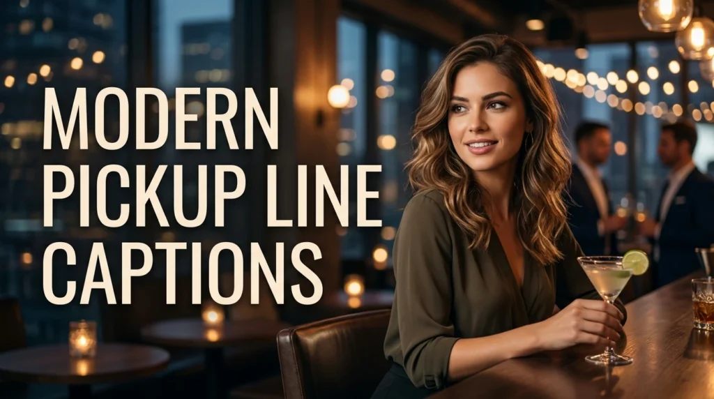 modern pickup line captions