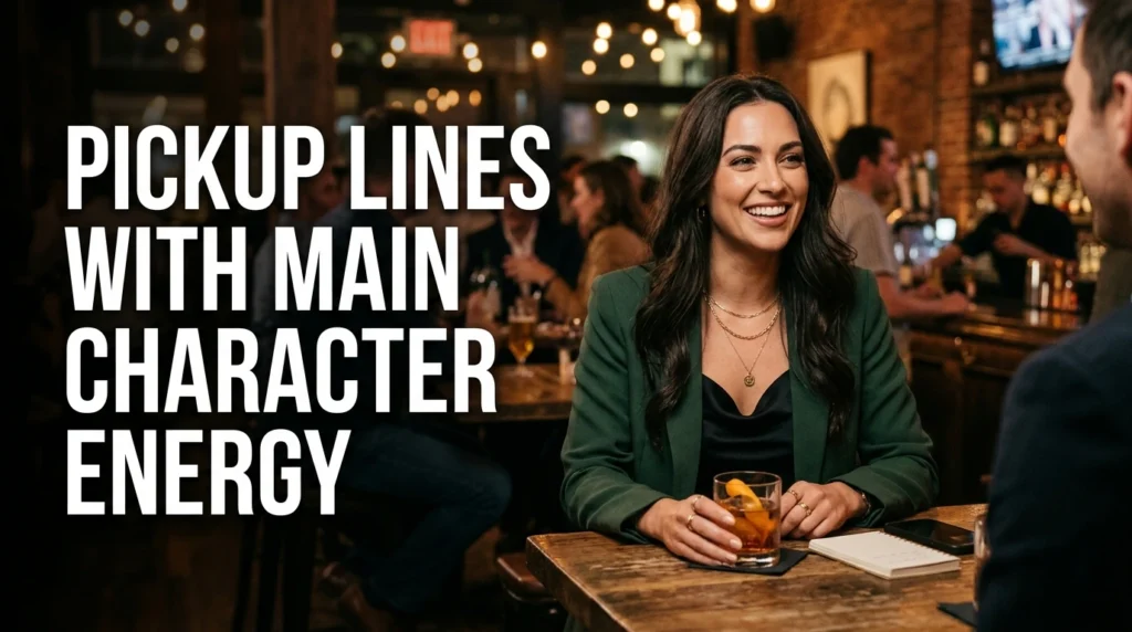 Pickup Lines With Main Character Energy