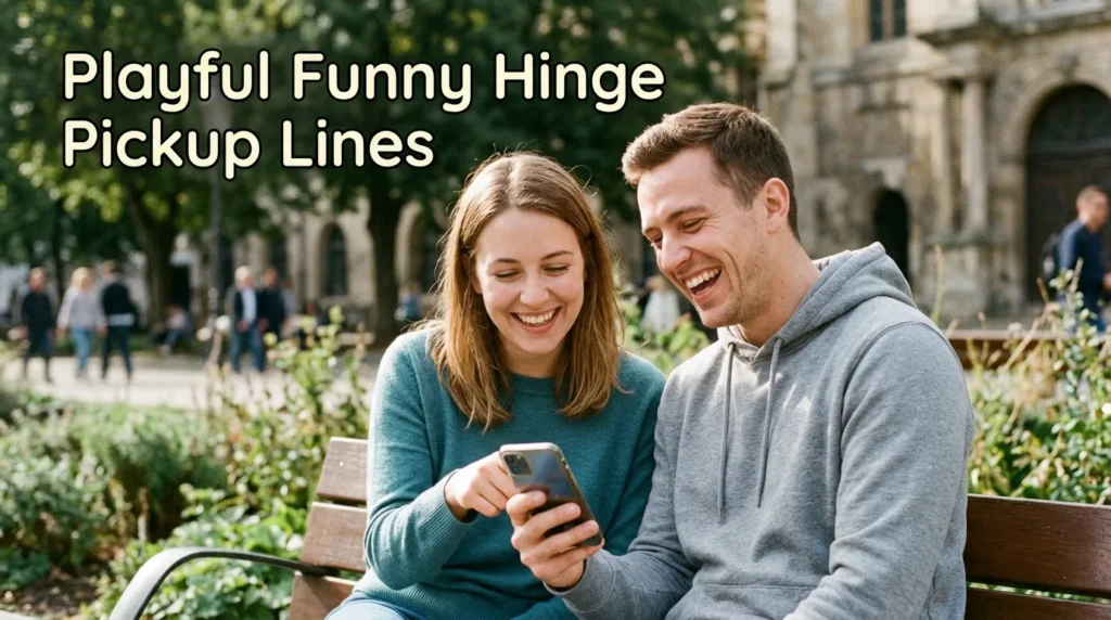 Playful Funny Hinge Pickup Lines