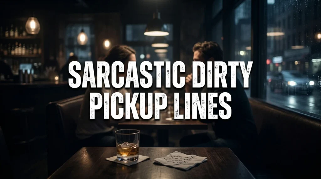 Sarcastic Dirty Pickup Lines