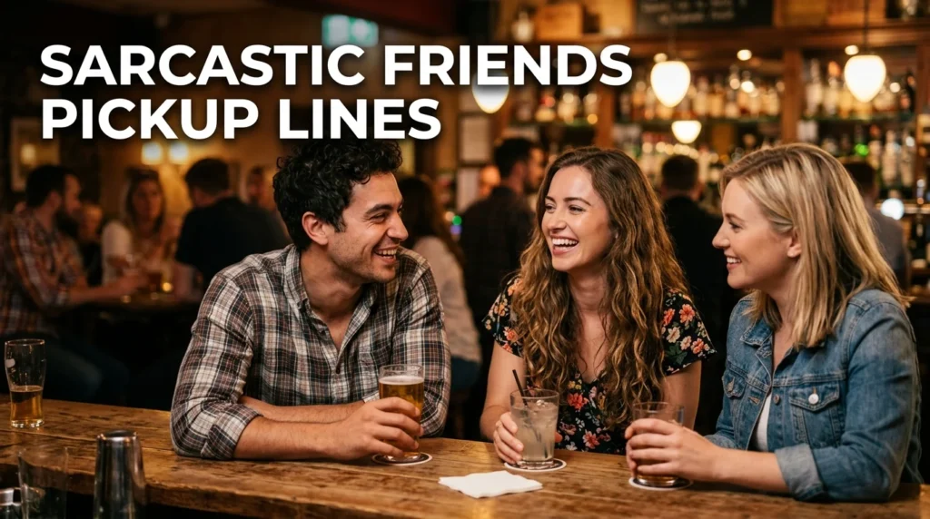 Sarcastic Friends Pickup Lines