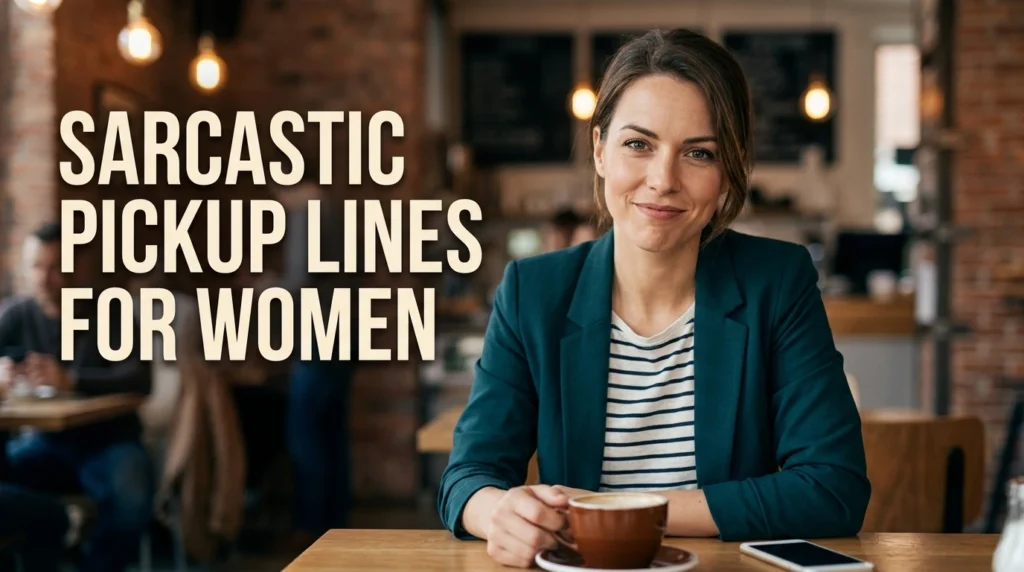 Sarcastic Pickup Lines For Women