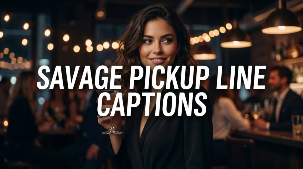 savage pickup line captions