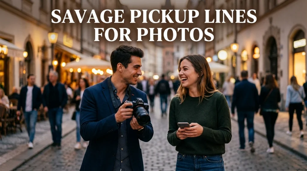 savage pickup lines for photos