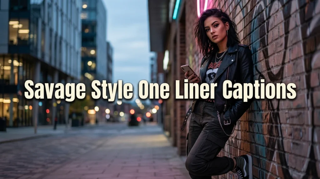 Savage Style One Liner Captions