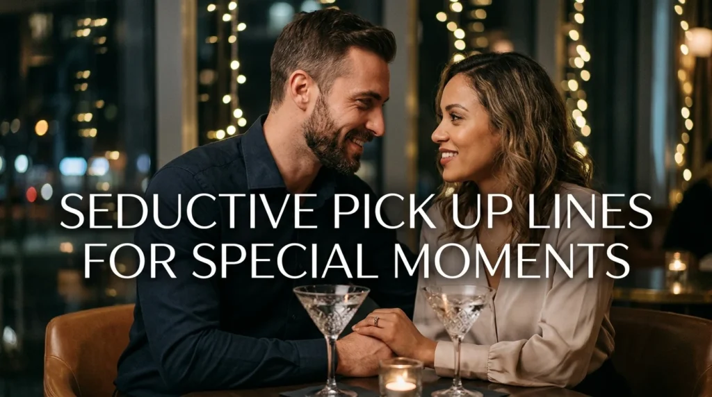Seductive Pick Up Lines For Special Moments