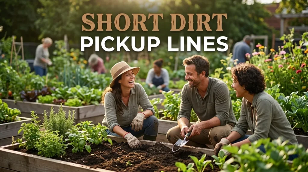 Short Dirt Pickup Lines