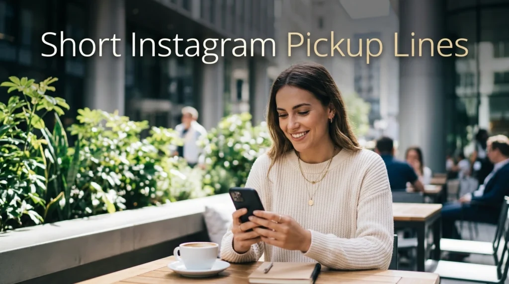 Short Instagram Pickup Lines
