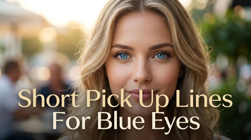 Short Pick Up Lines For Blue Eyes