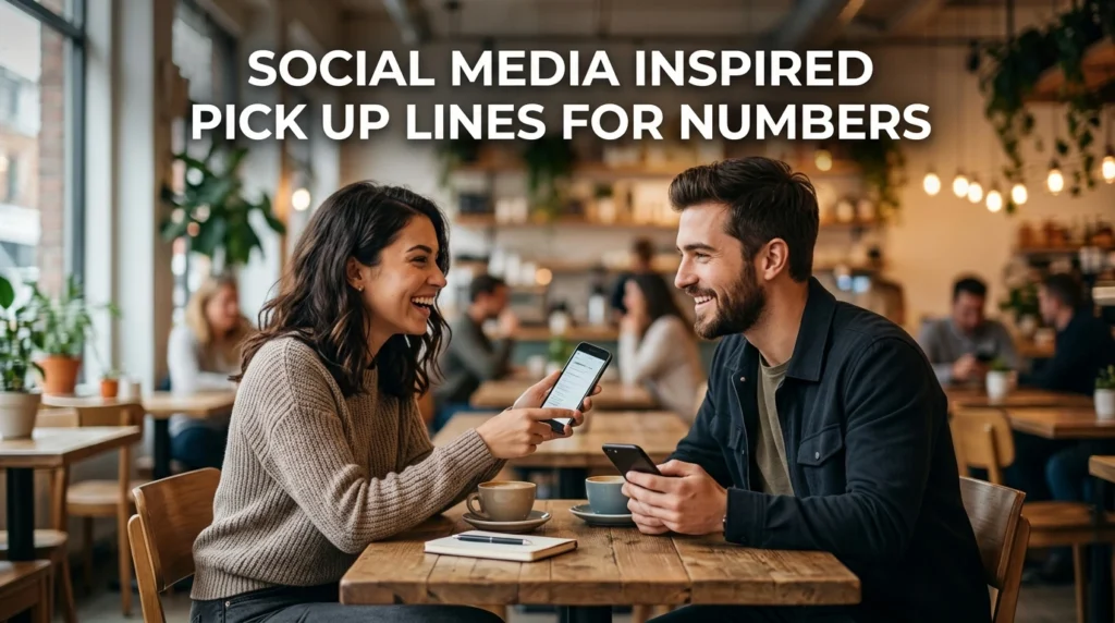Social Media Inspired Pick Up Lines For Numbers