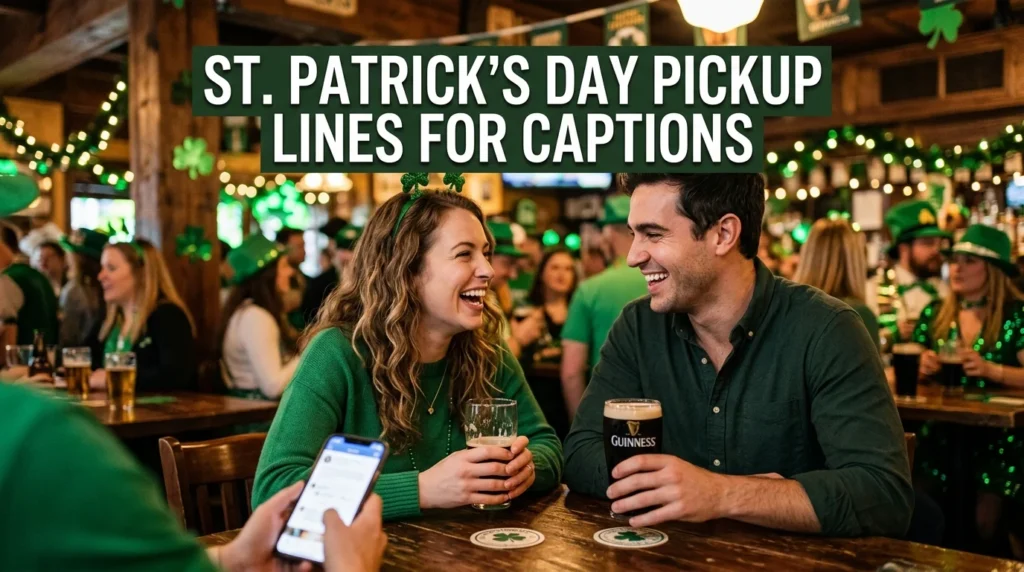 St. Patrick's Day Pickup Lines For Captions