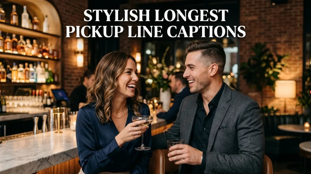 Stylish Longest Pickup Line Captions