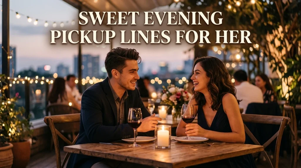 Sweet Evening Pickup Lines For Her