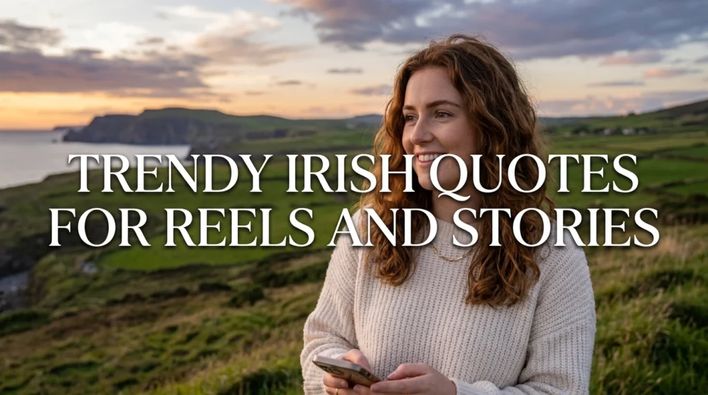 Trendy Irish Quotes For Reels And Stories