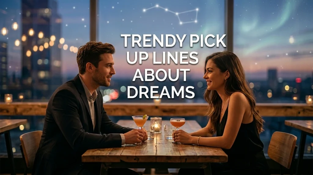 Trendy Pick Up Lines About Dreams