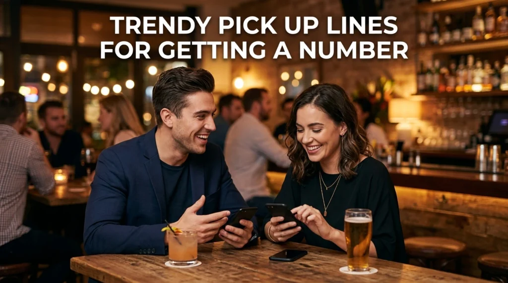 Trendy Pick Up Lines For Getting A Number