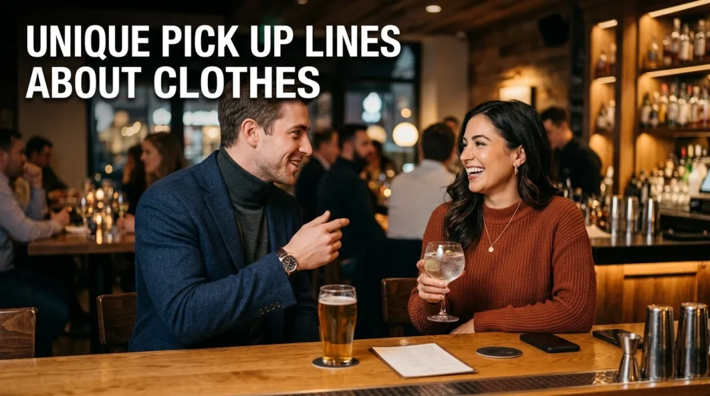 Unique Pick Up Lines About Clothes